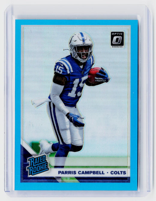 2019 Panini Donruss Optic Parris Campbell Rated Rookie Blue #165 /299 - front