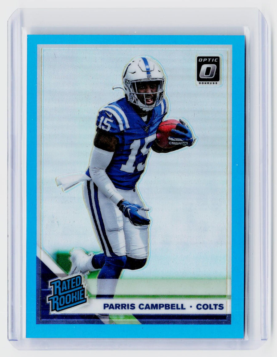 2019 Panini Donruss Optic Parris Campbell Rated Rookie Blue #165 /299 - front