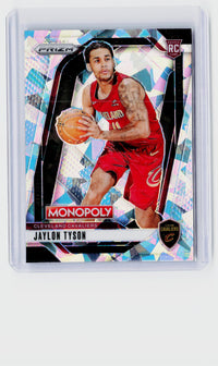 2024-25 Panini Prizm Basketball Jaylon Tyson Rookie Monopoly #15 Cleveland Cavaliers - front