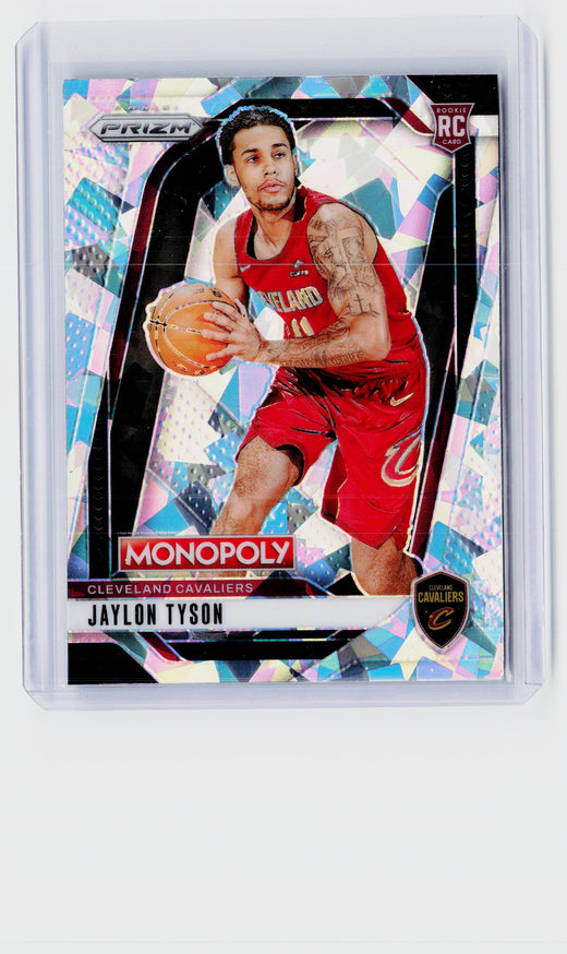 2024-25 Panini Prizm Basketball Jaylon Tyson Rookie Monopoly #15 Cleveland Cavaliers - front