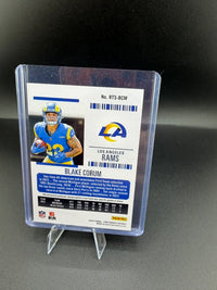 2024 Panini Contenders Football Rookie Ticket Swatches Blake Corum #RTS-BCM - back
