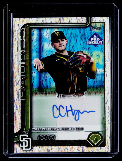 2025 Topps Pro Debut Base Autographs Cobb Hightower Sparkle Foil Auto #PD-75 /175 - front