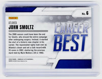 2026 Panini Donruss Elite Baseball Career Best #6 John Smoltz Atlanta Braves - back