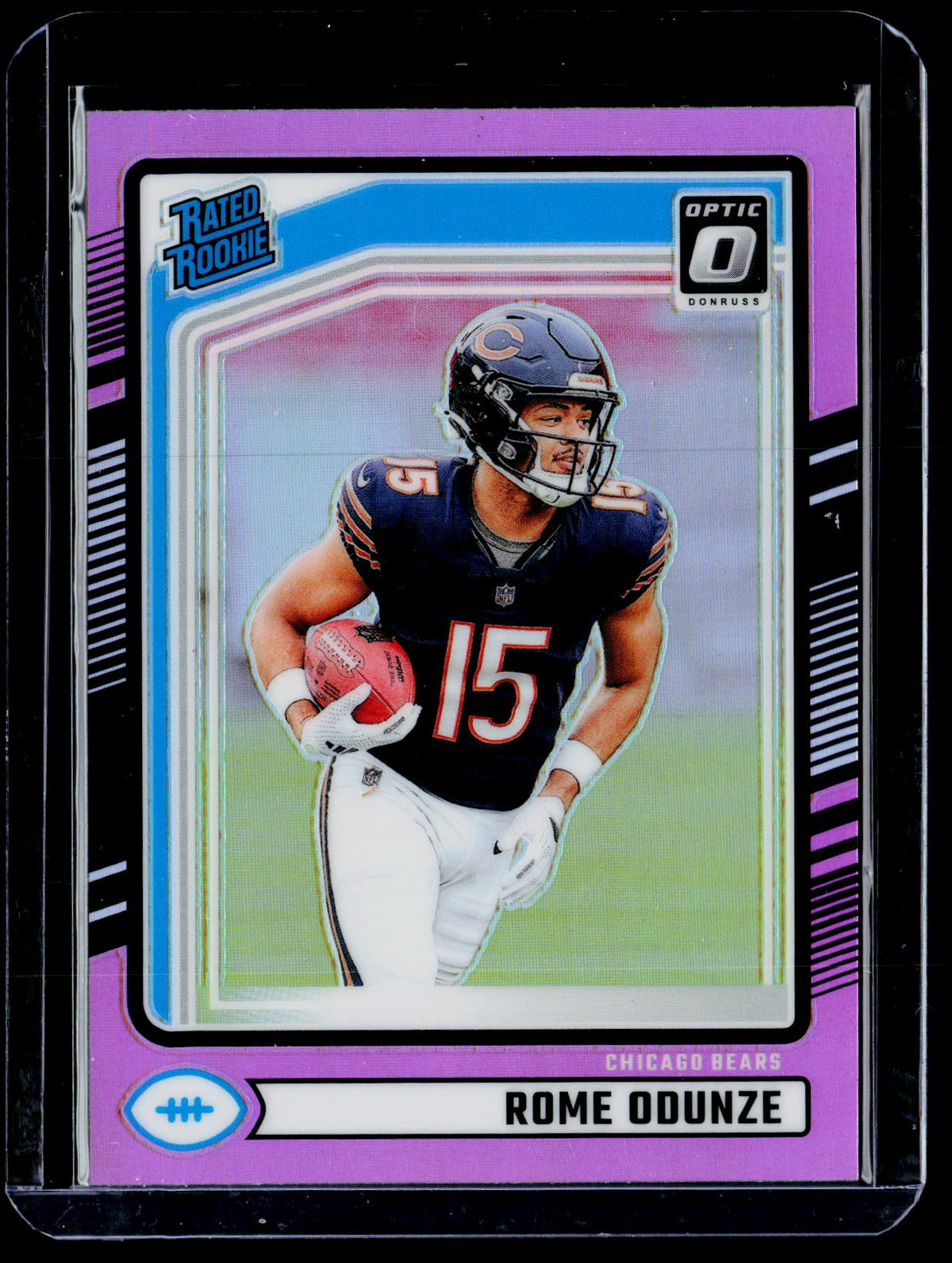 2024 Panini Donruss Optic Rated Rookie Rome Odunze #309 Chicago Bears - front