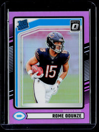 2024 Panini Donruss Optic Rated Rookie Rome Odunze #309 Chicago Bears - front