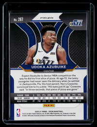 2020-21 Panini Prizm Basketball Udoka Azubuike Orange Ice Prizm Rookie #267 - back