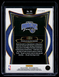 2024-25 Panini Select Basketball Paolo Banchero #35 Orlando Magic - back