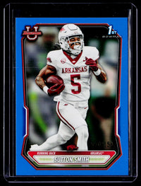 2026 Topps Bowman 1st Bowman Sutton Smith BPP-88 Arkansas - front