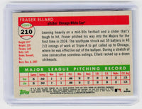 2025 Topps Chrome Fraser Ellard RC Speckle Refractor /150 #210 - back
