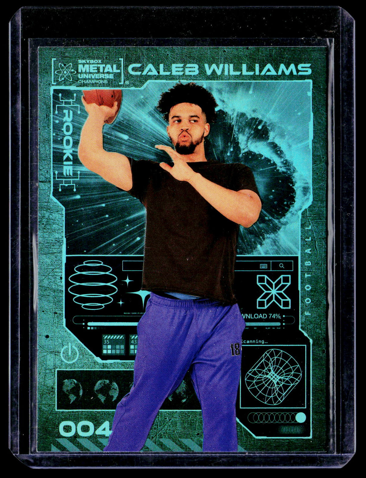 2023 SkyBox Metal Universe Champions Caleb Williams Rookie #004 USC - front