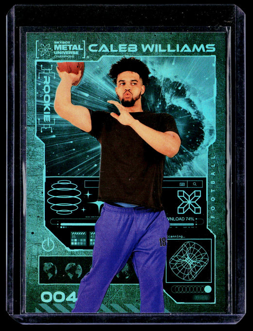 2023 SkyBox Metal Universe Champions Caleb Williams Rookie #004 USC - front
