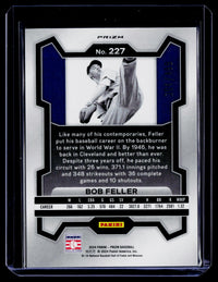 2024 Panini Prizm Baseball Bob Feller Pulsar Prizms #227 /499 - back