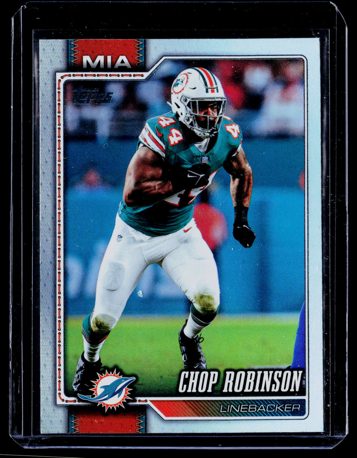 2026 Topps Football Chop Robinson #128 Miami Dolphins - front