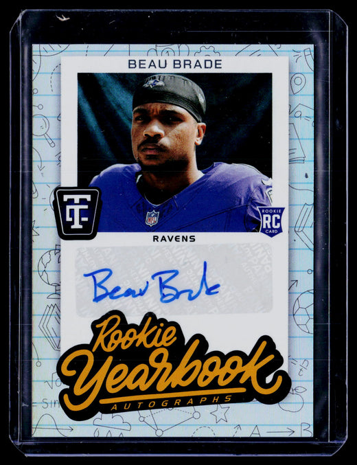 2024 Panini Totally Certified Rookie Yearbook Autographs Beau Brade RYA-BBE - front