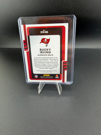 2025 Panini Donruss Football Bucky Irving Jersey Kings Memorabilia Card DIH-BIG - back