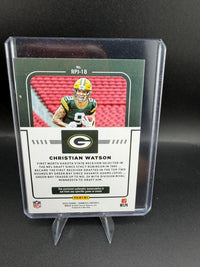 2022 Panini Donruss Rookie Phenom Jerseys Christian Watson RC #RPJ-18 - back