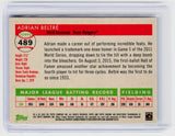 2025 Topps Chrome Adrian Beltre #489 - back