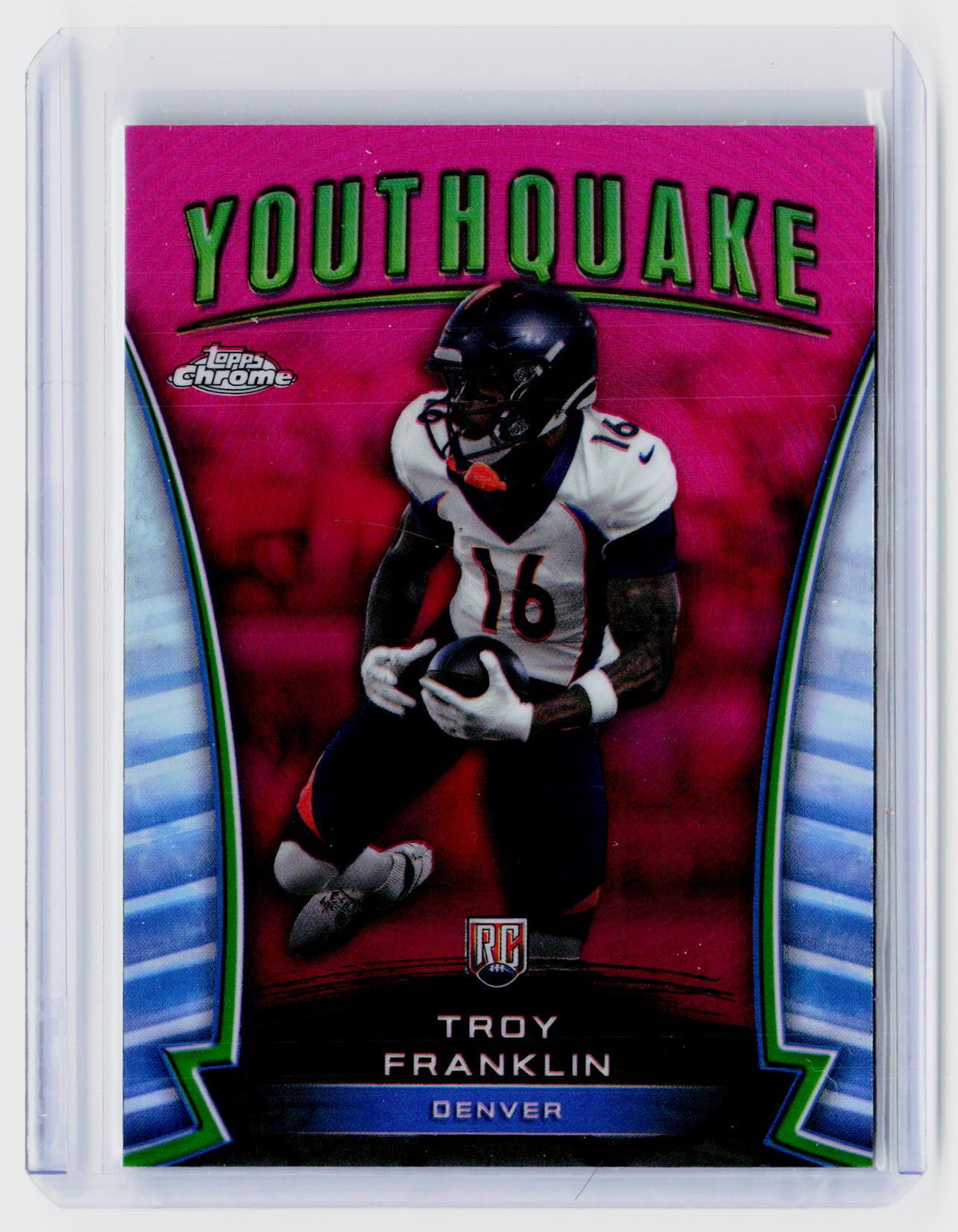 2024 Topps Chrome Youthquake Y-22 Troy Franklin Rookie Card - front