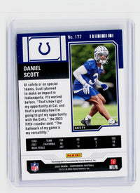 2023 Panini Contenders Rookie Ticket Autographs Daniel Scott #177 - back