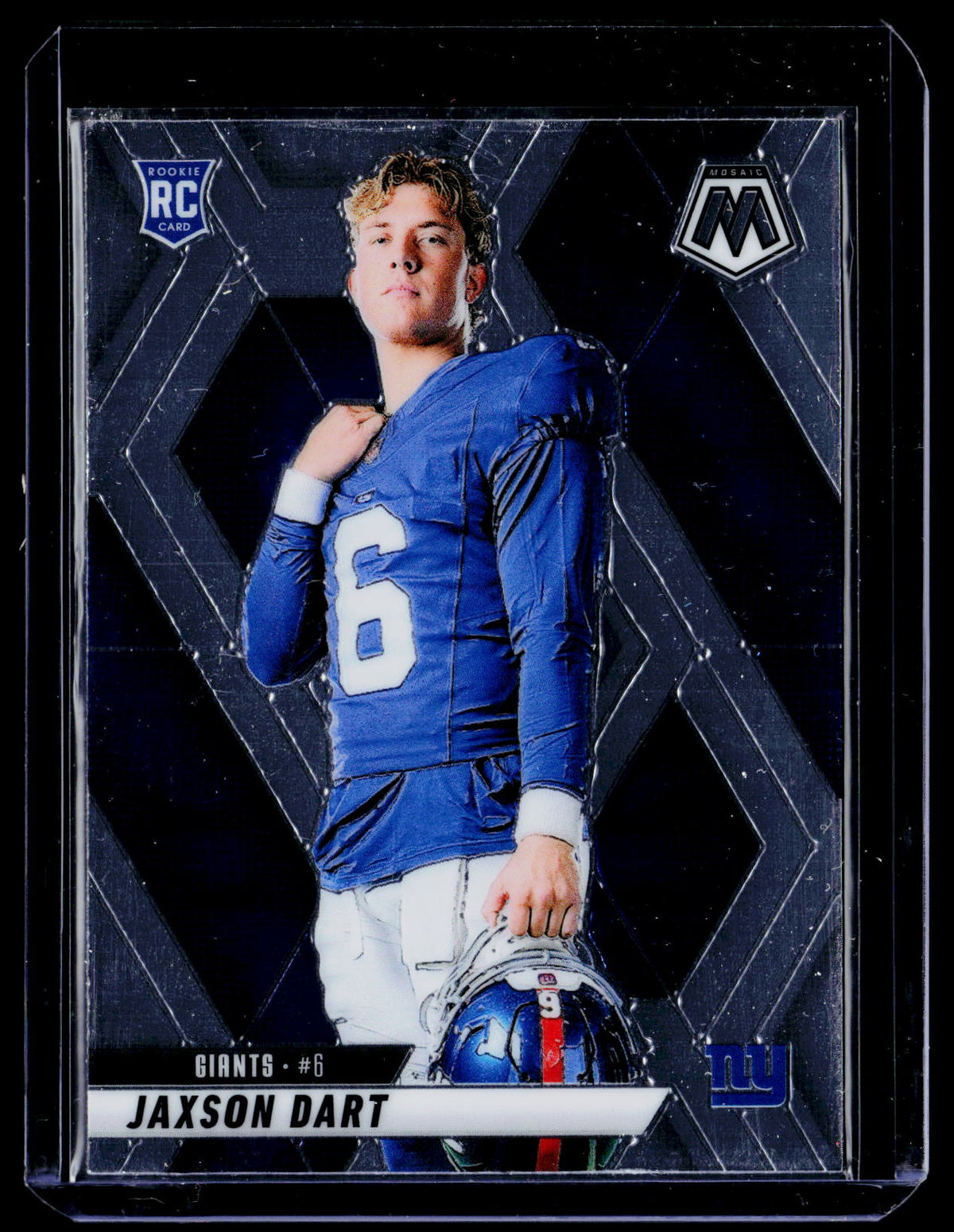 2025 Panini Mosaic Football Jaxson Dart Rookie Card #288 New York Giants - front