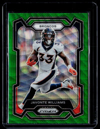2023 Panini Prizm Football Javonte Williams #86 Denver Broncos - front