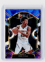 2020-21 Panini Select Basketball Zeke Nnaji Concourse Rookie Card #82 - front