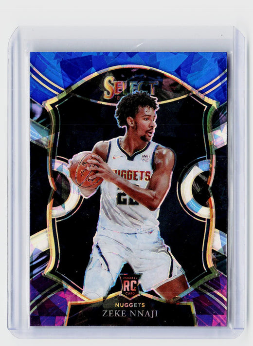 2020-21 Panini Select Basketball Zeke Nnaji Concourse Rookie Card #82 - front