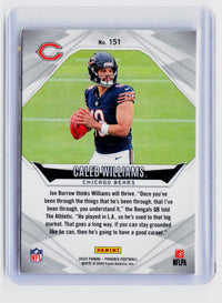 2024 Panini Phoenix Football Caleb Williams Rookies #151 Chicago Bears - back