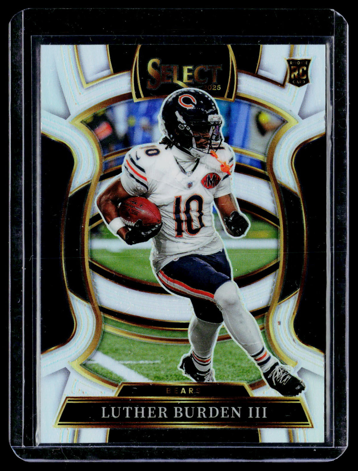 2025 Panini Select Football Luther Burden III Rookie Card #72 Chicago Bears - front