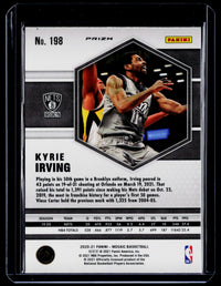2020-21 Panini Mosaic Basketball Kyrie Irving #198 Brooklyn Nets - back