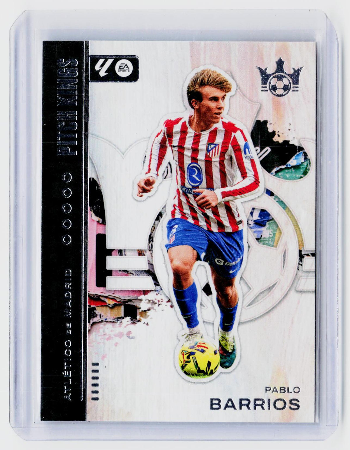 2025-26 Panini Pitch Kings LaLiga Pablo Barrios #11 Atlético de Madrid - front