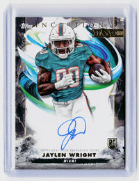 2024 Topps Inception Football Jaylen Wright Rookie Autograph RA-JWR - front