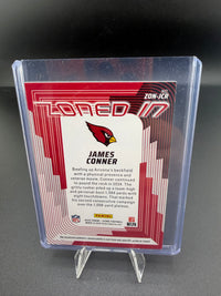 2025 Panini Score Zone Memorabilia James Conner Arizona Cardinals - back