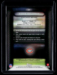 2015 Topps Field Access Autographs Eddie Goldman Rookie Auto #37 - back