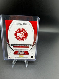 2024-25 Panini Totally Certified New Generation Jerseys Zaccharie Risacher RC #NGJ-ZCC - back