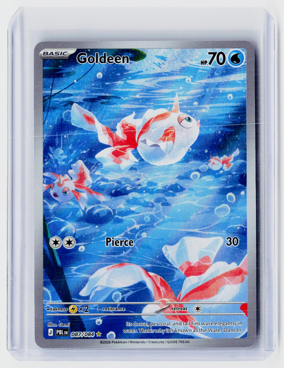 2026 Pokémon TCG Perfect Order Goldeen 087/084 - front