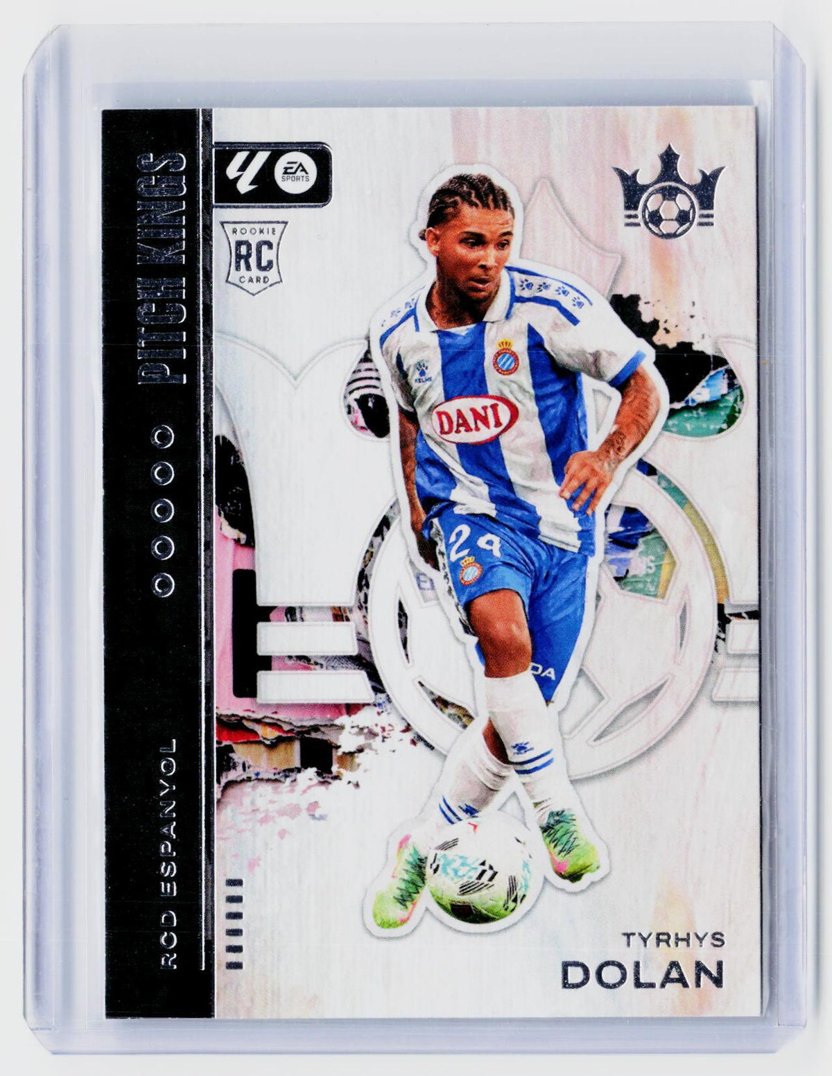 2025-26 Panini Pitch Kings Soccer Rookie Card #69 Tyrhys Dolan RCD Espanyol - front
