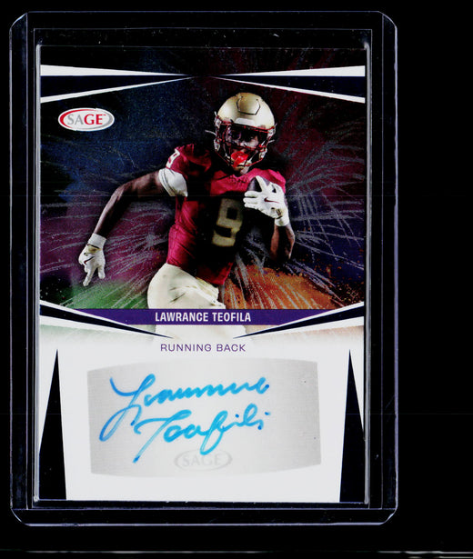 2025 SAGE Lawrance Teofila Autograph Card #A-LT - front