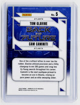 2026 Panini Donruss Elite Baseball Back to the Future #5 Tom Glavine / Cam Caminiti - back