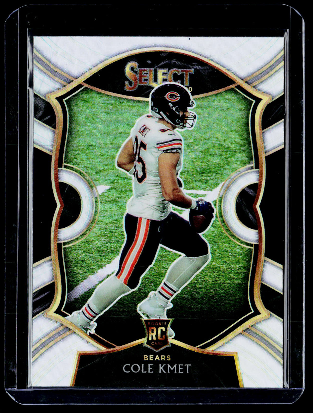 2020 Panini Select Football Cole Kmet Concourse Rookie #74 Chicago Bears - front