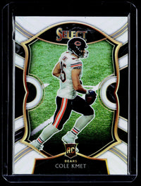 2020 Panini Select Football Cole Kmet Concourse Rookie #74 Chicago Bears - front