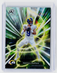 2026 Topps Resurgence Football Conquerors Refractor C-11 Matthew Stafford - front