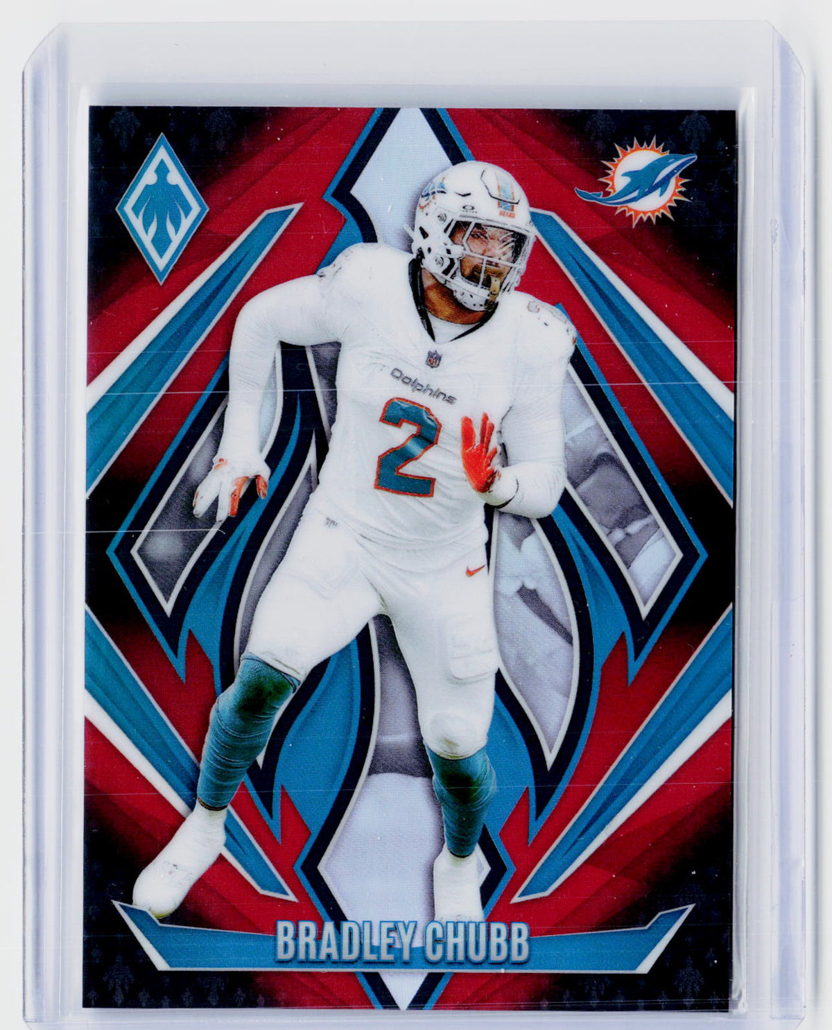 2024 Panini Phoenix Football Bradley Chubb #15 Miami Dolphins /299 - front