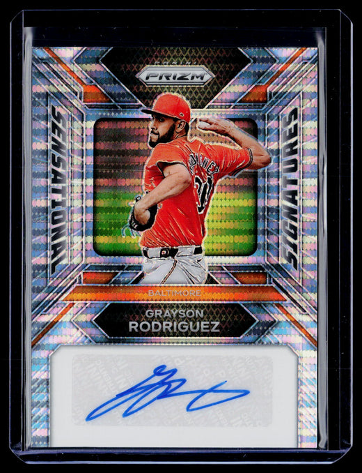 2024 Panini Prizm Baseball Sensational Signatures Grayson Rodriguez Pulsar Prizms Auto #SS-GR /199 - front