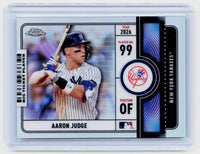 2026 Topps Chrome Big Ticket Player BTP-18 Aaron Judge New York Yankees - front