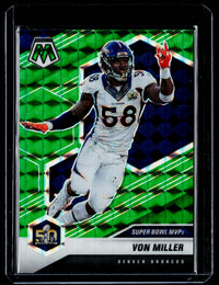 2021 Panini Mosaic Football Super Bowl MVPs Von Miller #300 - front