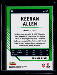2024 Panini Donruss Optic Football Keenan Allen #35 Chicago Bears - back