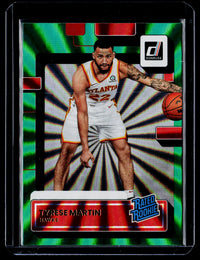 2022-23 Panini Donruss Rated Rookie Tyrese Martin Green Laser #243 - front