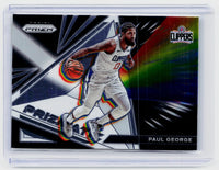 2021-22 Panini Prizm Prizmatic #13 Paul George Los Angeles Clippers - front