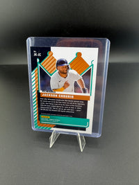 2025 Panini Donruss Jersey Kings Jackson Chourio JK-JC Milwaukee Brewers - back